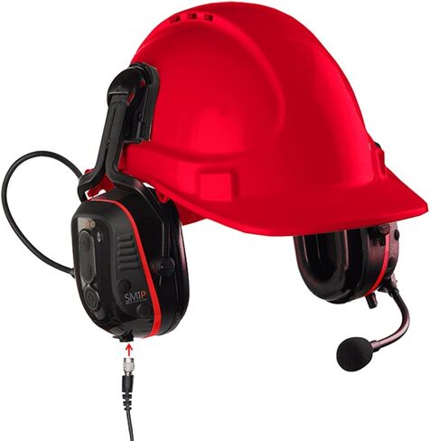 SM1P Heavy-Duty Industrial Wireless Communication Headset, Smart Noise Cancelling Ear Protection for Manufacturing, Oil & Gas, Mining, Data Centers, and Food Processing in Saudi Arabia