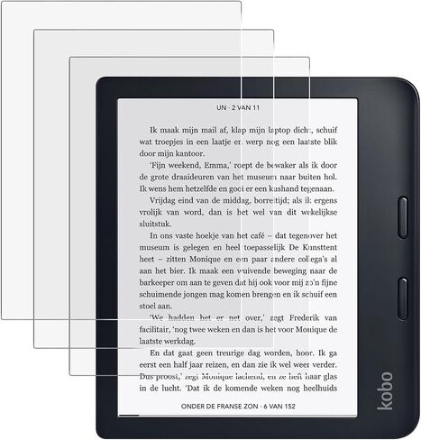 CoBak 4 Pack Anti-Glare Matte Screen Protector for 6.8" Kindle Paperwhite, Kobo Aura H2O Edition 2 - High Clarity, Fingerprint Resistance - PET Film in Saudi Arabia