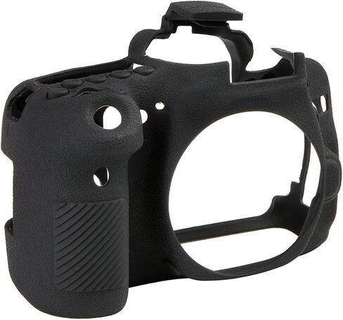 Camera Case for Canon EOS 80D - Silicone Protective DSLR Skin Cover, Detachable Cage, Shockproof, Dustproof (Black) in Kuwait