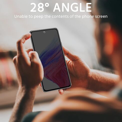 2 Pack Privacy Screen Protector for Google Pixel 5 [Anti-Spy Tempered Glass], Ultra HD, Anti-Scratch, Bubble-Free, Easy Install 9H Protective Glass for Pixel 5 in Kuwait