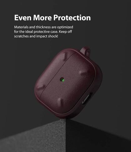 Ringke Onyx [Feels Good in The Hand] Compatible with AirPods 3rd Generation Case, Anti-Fingerprint Technology Prevents Oily Smudges Non-Slip Enhanced Grip - Black in Saudi Arabia