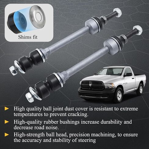 K80066 سبائك الزنك والنيكل المثبت الأمامي وصلات شريط التأثير لـ 2000-2011 Ford Focus يستبدل # 5S4Z5K484AA YS4Z5K484 in Kuwait