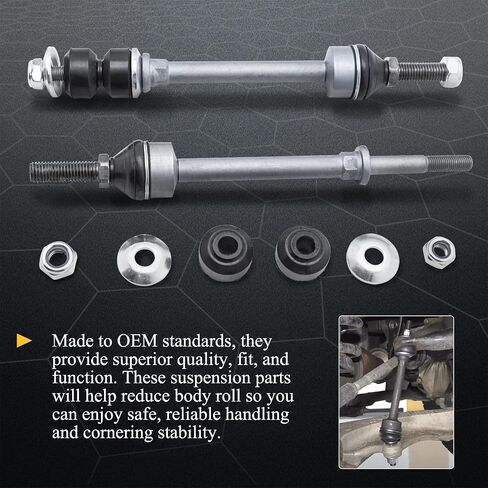 K80066 سبائك الزنك والنيكل المثبت الأمامي وصلات شريط التأثير لـ 2000-2011 Ford Focus يستبدل # 5S4Z5K484AA YS4Z5K484 in Kuwait