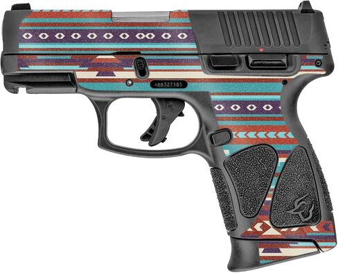 جلد لامع لامع من MightySkins متوافق مع Taurus G3C Luger مقاس 9 مم - خطوط جنوب غرب | لمسة نهائية لامعة واقية ومتينة شديدة اللمعان | سهل التطبيق والإزالة وتغيير الأنماط | صنع في الولايات المتحدة الأمريكية in Saudi Arabia