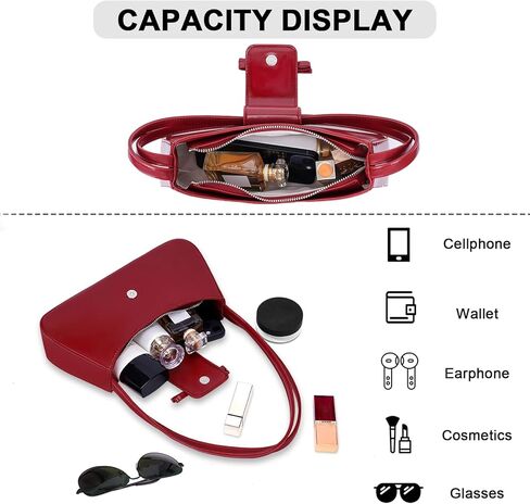 القوس محفظة حقيبة كتف صغيرة Coquette الجمالية حقائب ريترو Y2k فو الجلود تحت الإبط المحافظ لطيف حقيبة يد للنساء in Kuwait