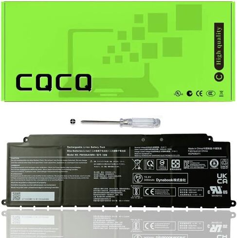 CQCQ PS0104UA1BRS Laptop Battery for Toshiba Dynabook U30 Tecra A40-J-12E A50-J Portege X40-K P000834200 (15.4V 53Wh/3450mAh) in Saudi Arabia