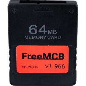 whiteeeen Free Memory Card Boot 64MB 1.966 for FMCB Playstation 2 PS2, Plug and Play
