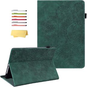 for iPad 6th/5th Generation 9.7" Case 2018/2017, for iPad Air 2/Air 1 with Stand/Pencil Holder/Pocket [Auto Wake/Sleep] Embossed Smart Cover for iPad 9.7 inch/Air 2nd/1st Gen, Red Butterfly in Kuwait