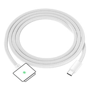 RAAVEE USB C to Magnetic 3 Fast Charging Cable 140W Type C to Safe 3 Cord Compatible with MacBook Air and MacBook Pro Safe 3 Cable for MacBook