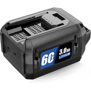 DSANKE 60V 3.0Ah Lithium Ion Replacement Battery for Toro 60V Battery Compatible with 88620 88675 L108 L324 L135 Li-ion Battery Flex-Force Power System