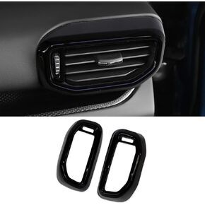 Glossy Black Gear Shift Panel Compatible for Ford Explorer 2023 2022 2020 2021 Center Console Cover, Fit for Explorer Interior Accessories, ABS Plastic Inner Trim, Set of 2
