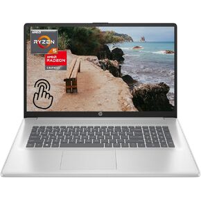 HP 17.3" HD (1600 x 900) Touchscreen Laptop, AMD Ryzen 5 7530U Processor, AMD Radeon Graphics, Wi-Fi 6, Bluetooth 5.3, Windows 11 (32GB RAM | 1TB PCIe SSD)