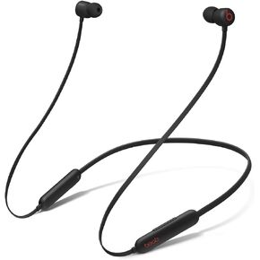 Beats Flex Wireless Earphones – Apple W1 Headphone Chip, Magnetic Earbuds, Class 1 Bluetooth, 12 Hours of Listening Time, Built-in Microphone - Black (Latest Model) (Renewed)