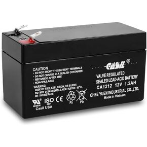 Casil 12V 1.2Ah Replacement Battery Compatible with Emergency Exit Sign Voy Electric Scooter Mercedes Benz N000000004039 Data Shield 1200 1009 Gold Medal SNO-Konette Ice Shaver Alexander LCR12V1.3P in Kuwait