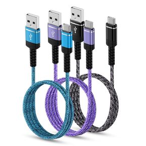 USB C Charger Cable Fast Charging 3 Pack 3ft for Samsung Galaxy Z Fold 6 Flip 6 S24 Ultra A15 5G A35 A14 A54 S23 FE S22 S21 S20 A32 A12 iPhone 15 Pro Max,3.1A Car USB A to C Android Phone Power Cord