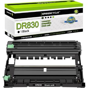 greencycle DR830 1 Pack Compatible Drum Unit Replacement for Brother DR-830 use with HL-L2405W HL-L2460DW MFC-L2900DW MFC-L2820DW Laser Printer (No Toner)