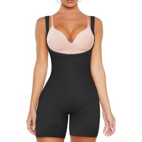 VVX Shapewear for Women Tummy Control Open Bust Body Shaper Butt Lifting Seamless Bodysuit High Waist Fajas