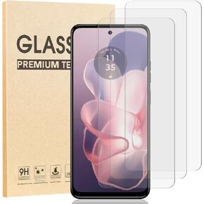 (3 Pack) Designed for Motorola Moto G Power 5G (2024) Screen Protector,9H Hardness Tempered Glass Screen Protector,Anti-Scratch Case Friendly Easy Install Bubble Free