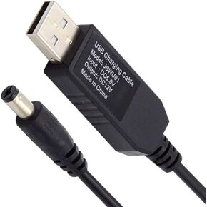 محول دفعة USB من تشينيانغ، USB تيار مستمر 5 فولت إلى تيار مستمر 12 فولت 5.5 × 2.1 مم 5.5 × 2.5 مم كابل موصل منظم الطاقة الجهد الكهربي 100 سم