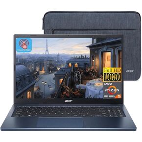 acer 2023 Newest Aspire 3 Touchscreen Laptop, 15.6" FHD IPS Display, AMD Ryzen 5 7520U Processor (Beats i7-1165G7), 8GB DDR5 RAM, 512GB SSD, AMD Radeon Graphics, Wi-Fi 6, Windows 11 Home