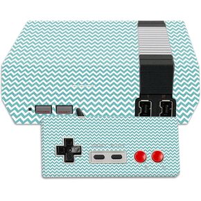 MightySkins Skin Compatible with Nintendo NES Classic Edition wrap Cover Sticker Skins Turquoise Chevron