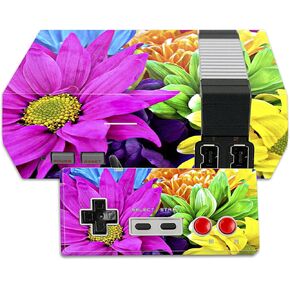 MightySkins Skin Compatible with Nintendo NES Classic Edition wrap Cover Sticker Skins Colorful Flowers