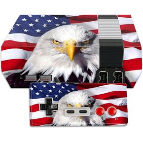MightySkins Skin Compatible with Nintendo NES Classic Edition wrap Cover Sticker Skins America Strong