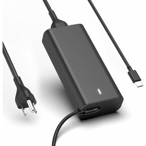 New Slim 65W 60W USB C Laptop Charger for Dell Latitude 5420 5540 5520 7420 3540 5430 5530 7430 7440 5440 XPS 13 Chromebook 3100 3400 Fast Charging Type C Travel Power Cord Ac Adapter