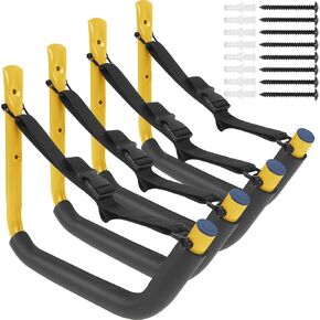 Kayak Storage Rack,Kayak Rack for Garage,Kayak Wall Mount with Nylon Straps,Heavy Duty Kayak Hanger Suitable for Kayaks and SUP Paddle Board