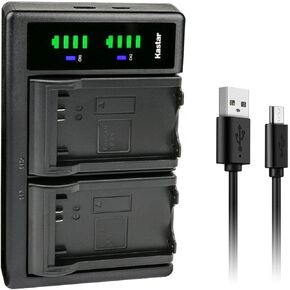 Kastar 4-Pack Battery and LTD2 USB Charger Replacement for Canon LP-E5 LPE5 Battery, Canon LC-E5, LC-E5C, LC-E5E Charger, Canon EOS Rebel XSi, EOS Rebel XS, EOS Rebel T1i, EOS 450D, EOS 500D Cameras