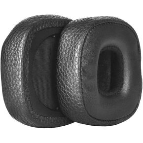 Replacement Ear Cushion for Marshall Major 3/ Major III, Marshall Headphone Ear Pad with Memory Foam PU Leather, Ear Cups Cover Repair Parts, Wireless Bluetooth On-Ear Headphone (Black)