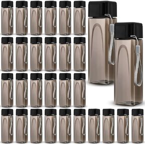 Mifoci 30 Pcs Water Bottle Bulk 17 oz Plastic Sports Water Bottles for Kids Adults Reusable Leak Proof Portable Drink Bottles Large for School Classroom Travel Camping Fitness Office (Multicolor)
