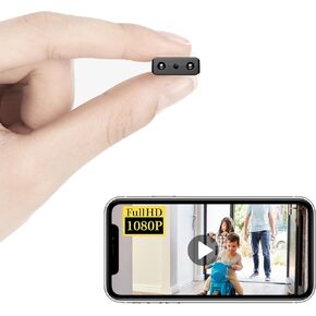Smallest Wireless WiFi Camera,HD1080P Concealed Security Camera,Portable Video Recording Live Feed,Smart Baby Monitor with Night Vision,Motion Detection,Cloud Storage for Security with iOS AndroidAPP