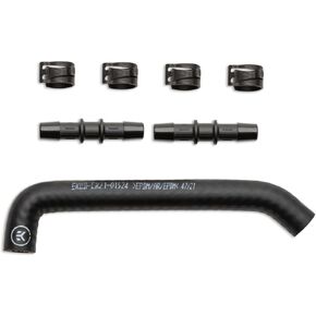 EKWB EK-Pro Tubing 10/17mm Reinforced EPDM, 45 degree/90 Degree, Black