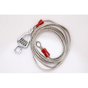 6 ft. Copper Braided Ground Strap with Clamp