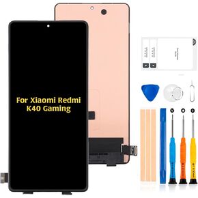 (OLED) for Xiaomi Redmi K40 Gaming LCD Screen Replacement Touch Screen Digitize M2012K10C M2104K10AC LCD Display Full Assembly Repair Kits,with Tools