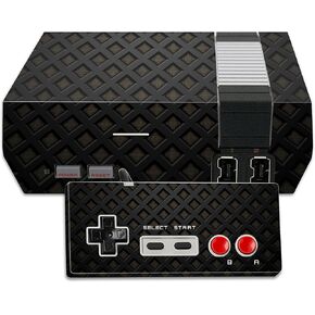 غلاف MightySkins متوافق مع غلاف غلاف غلاف Nintendo NES Classic Edition باللون الأسود