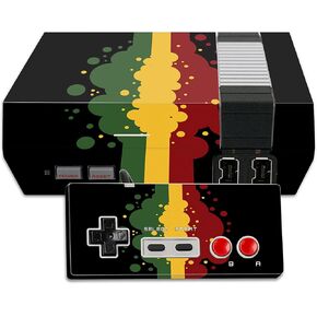 MightySkins Skin Compatible with Nintendo NES Classic Edition wrap Cover Sticker Skins Rasta Flag