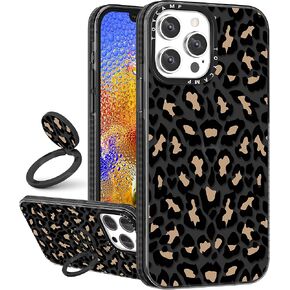 Toycamp for iPhone 13 Pro Max Case, Skeleton Skull Funny Cartoon for Women Girls Girly Boys Men Cute Designed Print with Ring Kickstand Cover, 6.7"