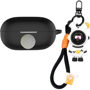 Cute Case Compatible with Beats Solo Buds(2024) with Keychain, Soft Silicone Anime Protective Cases Wireless Earbuds Cartoon Accessories for Kids