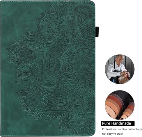 for iPad 6th/5th Generation 9.7" Case 2018/2017, for iPad Air 2/Air 1 with Stand/Pencil Holder/Pocket [Auto Wake/Sleep] Embossed Smart Cover for iPad 9.7 inch/Air 2nd/1st Gen, Red Butterfly in Kuwait