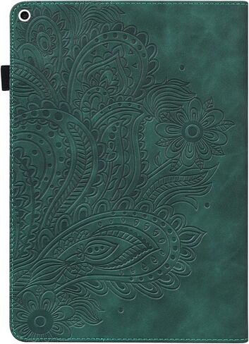 for iPad 6th/5th Generation 9.7" Case 2018/2017, for iPad Air 2/Air 1 with Stand/Pencil Holder/Pocket [Auto Wake/Sleep] Embossed Smart Cover for iPad 9.7 inch/Air 2nd/1st Gen, Red Butterfly in Kuwait