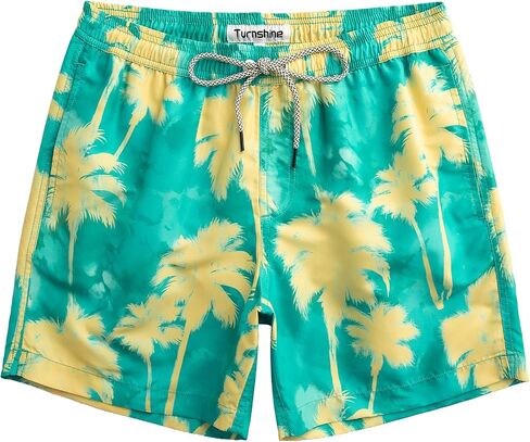 Mens Swim Trunks 5 Inch Swimming Shorts with Mesh Lining Quick Dry Bathing Suits for Men Swimwear in Saudi Arabia