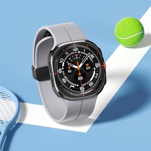 Sport Band Compatible with Samsung Galaxy Watch Ultra Band 47mm (2024) Men Women, Breathable Soft Silicone Waterproof Strong Magnetic Closure Replacement Strap for Galaxy Watch Ultra Bands in Saudi Arabia