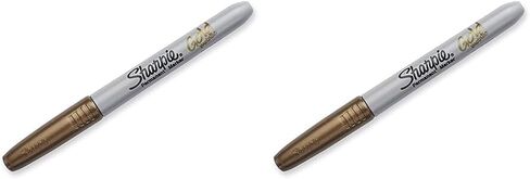 Sharpie Metallic Fine Point Permanent Marker Open Stock, Gold Twin in Saudi Arabia