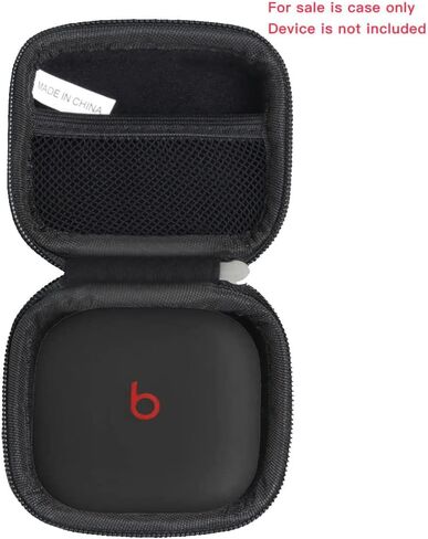 حقيبة سفر صلبة من Hermitshell لجهاز Beats Fit Pro - سماعات أذن لاسلكية حقيقية لإلغاء الضوضاء (أسود) in Saudi Arabia
