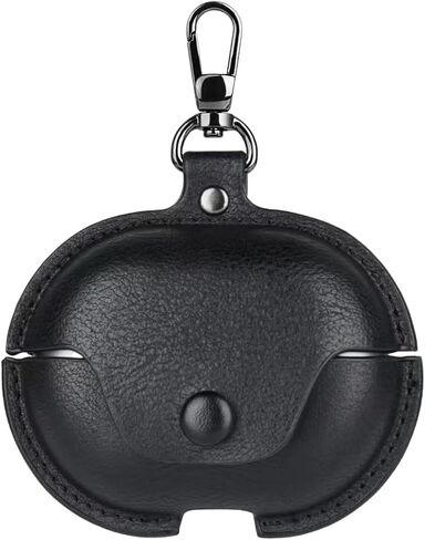 Leather Case Compatible with Samsung Galaxy Buds3/Galaxy Buds3 Pro (2024) with Lock, Soft Retro Luxury Shockproof Wireless Charging Protective Case Cover for Men Women in Saudi Arabia