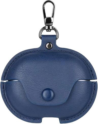 Leather Case Compatible with Samsung Galaxy Buds3/Galaxy Buds3 Pro (2024) with Lock, Soft Retro Luxury Shockproof Wireless Charging Protective Case Cover for Men Women in Saudi Arabia