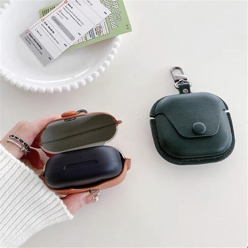 PU Case Compatible with SHOKZ OpenFit Air(2024)/OpenFit(2023) Open-Ear, Soft Leather Shockproof Protective Cover for OpenFit Air Earbuds Cover for Man in Saudi Arabia