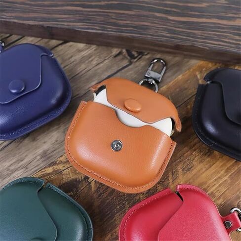 PU Case Compatible with SHOKZ OpenFit Air(2024)/OpenFit(2023) Open-Ear, Soft Leather Shockproof Protective Cover for OpenFit Air Earbuds Cover for Man in Saudi Arabia